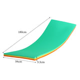 Maxbell Maxbell Water Float Mat 3 Layer Water Blanket Floats Mattress for Boating Lake River Yellow Green Orange