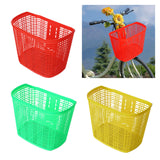 Maxbell Maxbell Plastic Bike Basket Large Capacity Bicycle Basket Travel Easy Install Picnic Red
