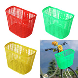 Maxbell Maxbell Plastic Bike Basket Large Capacity Bicycle Basket Travel Easy Install Picnic Red