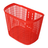 Maxbell Maxbell Plastic Bike Basket Large Capacity Bicycle Basket Travel Easy Install Picnic Red