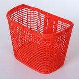Maxbell Maxbell Plastic Bike Basket Large Capacity Bicycle Basket Travel Easy Install Picnic Red
