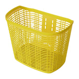 Maxbell Maxbell Plastic Bike Basket Large Capacity Bicycle Basket Travel Easy Install Picnic Yellow