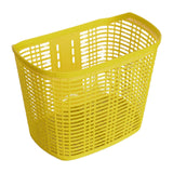Maxbell Maxbell Plastic Bike Basket Large Capacity Bicycle Basket Travel Easy Install Picnic Yellow