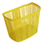 Maxbell Maxbell Plastic Bike Basket Large Capacity Bicycle Basket Travel Easy Install Picnic Yellow