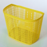 Maxbell Maxbell Plastic Bike Basket Large Capacity Bicycle Basket Travel Easy Install Picnic Yellow