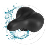 Maxbell Maxbell Bike Seat PU Bike Cushion Pad Wear Resistant Lightweight Bicycle Saddle Seat Black