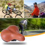 Maxbell Maxbell Bike Seat PU Bike Cushion Pad Wear Resistant Lightweight Bicycle Saddle Seat Brown