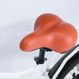 Maxbell Maxbell Bike Seat PU Bike Cushion Pad Wear Resistant Lightweight Bicycle Saddle Seat Brown