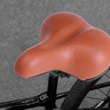 Maxbell Maxbell Bike Seat PU Bike Cushion Pad Wear Resistant Lightweight Bicycle Saddle Seat Brown