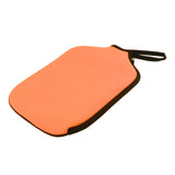 Maxbell 2xNeoprene Paddle Cover Dustproof Accessories Case Sports Zipper Racket Sleeve Orange