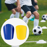 Maxbell Pair Soccer Shin Guards Support Calf Protective Board for Men Children Women Blue