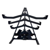 Maxbell Pull Down Bar Storage Rack Iron Triangle Stand Accessory for Indoor Exercise