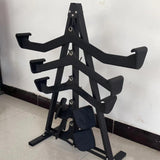 Maxbell Pull Down Bar Storage Rack Iron Triangle Stand Accessory for Indoor Exercise