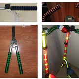 Maxbell Maxbell 2x Foam Tubing Grip Pull up Grip for Fitness Weight Lifting Exercise Machine Blue