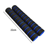 Maxbell Maxbell 2x Foam Tubing Grip Pull up Grip for Fitness Weight Lifting Exercise Machine Blue