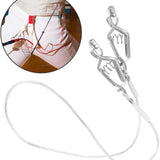 Maxbell Fencing Body Cord Pin Plug Universal Clear Wire Fencing Head Wire Clamp Clip