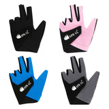 Maxbell Open Pool Cue Glove Left Hand Portable Snooker Accessories Snooker Cue Glove Blue