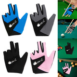 Maxbell Open Pool Cue Glove Left Hand Portable Snooker Accessories Snooker Cue Glove Blue