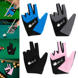Maxbell Open Pool Cue Glove Left Hand Portable Snooker Accessories Snooker Cue Glove Blue