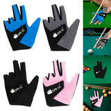 Maxbell Open Pool Cue Glove Left Hand Portable Snooker Accessories Snooker Cue Glove Blue