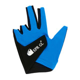 Maxbell Open Pool Cue Glove Left Hand Portable Snooker Accessories Snooker Cue Glove Blue