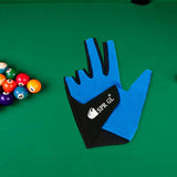 Maxbell Open Pool Cue Glove Left Hand Portable Snooker Accessories Snooker Cue Glove Blue