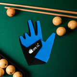 Maxbell Open Pool Cue Glove Left Hand Portable Snooker Accessories Snooker Cue Glove Blue