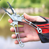 Maxbell Maxbell Fishing Pliers Hook Remover Fishing Tackle Fish Lip Gripper Fly Fishing Gear