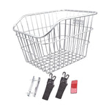 Maxbell Maxbell Rear Bike Basket Iron Bike Wire Basket for Outdoor Kid Foldable Bikes Hiking
