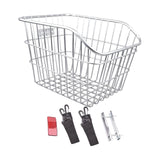 Maxbell Maxbell Rear Bike Basket Iron Bike Wire Basket for Outdoor Kid Foldable Bikes Hiking