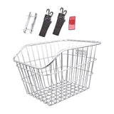 Maxbell Maxbell Rear Bike Basket Iron Bike Wire Basket for Outdoor Kid Foldable Bikes Hiking