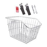 Maxbell Maxbell Rear Bike Basket Iron Bike Wire Basket for Outdoor Kid Foldable Bikes Hiking