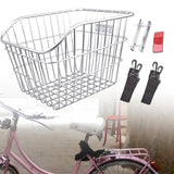 Maxbell Maxbell Rear Bike Basket Iron Bike Wire Basket for Outdoor Kid Foldable Bikes Hiking