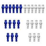 Maxbell Maxbell 26x Table Soccer Men Player Toys Home Foosball Table Parts Birthday Game Toy White Blue