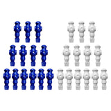 Maxbell Maxbell 26x Table Soccer Men Player Toys Home Foosball Table Parts Birthday Game Toy White Blue