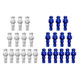 Maxbell Maxbell 26x Table Soccer Men Player Toys Home Foosball Table Parts Birthday Game Toy White Blue