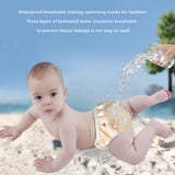 Maxbell Maxbell Baby Swim Diaper Leakproof Swim Bottom for Toddlers 0-2 Years Old Girls Boys Dinosaur