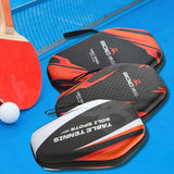 Maxbell Maxbell Pickleball Racket Cover Ping Pong Paddle Case for Competition Outdoor Sports Red Black