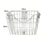 Maxbell Maxbell Bike Basket Detachable Multi Purpose Bike Cargo Rack for Luggage Gift Pet