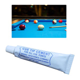 Maxbell Maxbell Pool Tip and Glue Kit Snooker Replacement for Sports Indoor Game Enthusiasts Diameter 0.95cm