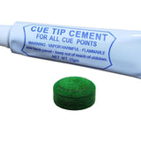 Maxbell Maxbell Pool Tip and Glue Kit Snooker Replacement for Sports Indoor Game Enthusiasts Diameter 1.1cm