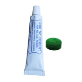 Maxbell Maxbell Pool Tip and Glue Kit Snooker Replacement for Sports Indoor Game Enthusiasts Diameter 1.1cm