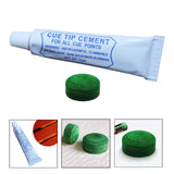 Maxbell Maxbell Pool Tip and Glue Kit Snooker Replacement for Sports Indoor Game Enthusiasts Diameter 1.1cm