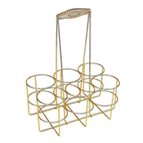 Maxbell Maxbell Sports Water Bottle Carrier Basket Water Bottle Holder for Camping Gym Party Gold 33x25.5x17cm