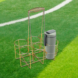 Maxbell Maxbell Sports Water Bottle Carrier Basket Water Bottle Holder for Camping Gym Party Gold 33x25.5x17cm