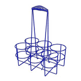 Maxbell Maxbell Sports Water Bottle Carrier Basket Water Bottle Holder for Camping Gym Party Blue 33x27x18cm