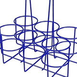 Maxbell Maxbell Sports Water Bottle Carrier Basket Water Bottle Holder for Camping Gym Party Blue 33x27x18cm