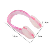 Maxbell Maxbell Swimming Noses Plug in Nose Waterproof for Swim Practicing Diving Beginners pink