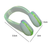 Maxbell Maxbell Swimming Noses Plug in Nose Waterproof for Swim Practicing Diving Beginners green