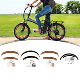 Maxbell Maxbell Folding Bike Mudguard Front & Rear Fenders Mud Guard for Bike Riding Outdoor 16inch Brown